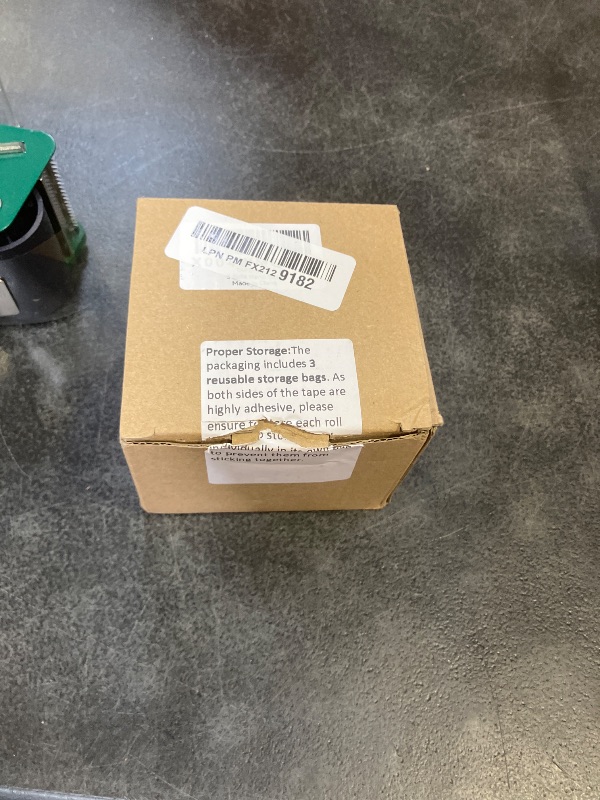 Photo 1 of 3 Rolls Double Sided Tape Heavy Duty - Total 30FT, Extra Strong Nano Tape Adhesive Strips Filament Tape, Clear Mounting Tape Removable Two Sided Adhesive Tape for Walls, Posters, Rug, Picture Hanging