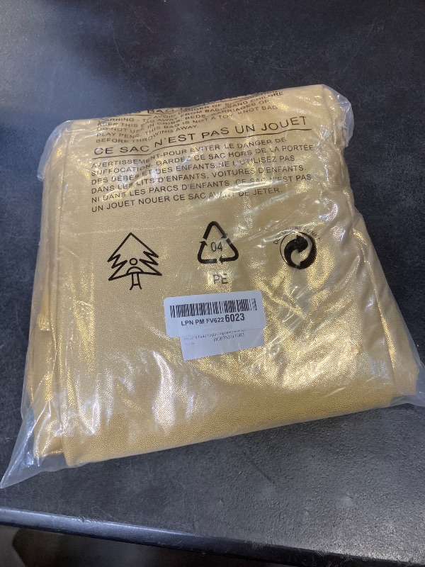 Photo 1 of 10x10 ft Gold Sequin Backdrop Curtain Panels for Parties, Wrinkle Free Glitter Photo Backdrop Drapes 2 Panels 5x10FT Shimmer Back Drop Cloth for Wedding Birthday Christmas Photography Background