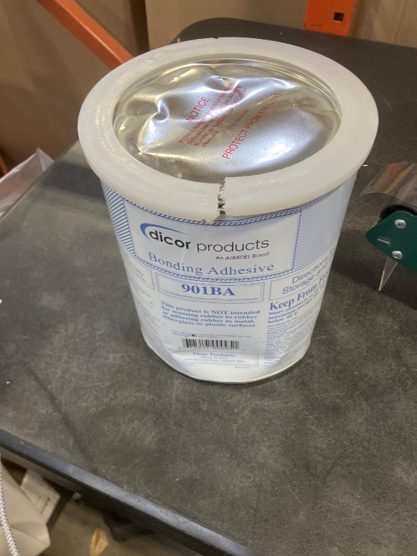 Photo 1 of Dicor 901BA-1 Water-Based RV Roof System Bonding Adhesive - EPDM and TPO Compatible, 1 Gallon