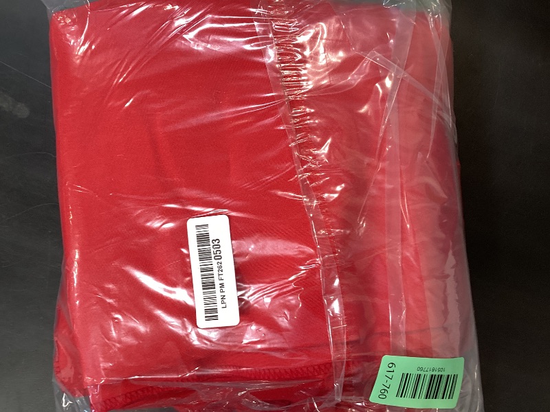 Photo 1 of 10ft x 10ft Red Backdrop Curtains for Party Valentine's Day Arch Stage Wedding Ceremony Curtains Fabric Photography Backdrop for Baby Showers Rod Pocket Home Decoration, 5ft x 10ft, 2 Panels