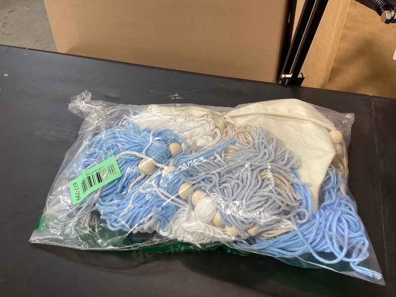 Photo 1 of 1st Birthday Decorations Boy, High Chair Banner First Birthday Decorations Boho Wood Bead Tassel, Baby 1st Party Hat with One Cake Topper