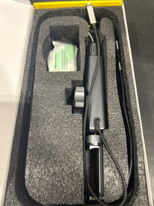 Photo 1 of gogolux Two-Way Articulating Borescope Camera with Light, 1920P HD Articulating Endoscope with Semi-Rigid Snake Camera, IP67 Waterproof Inspection, Gifts/Tools Bore Scope for Men for iPhone