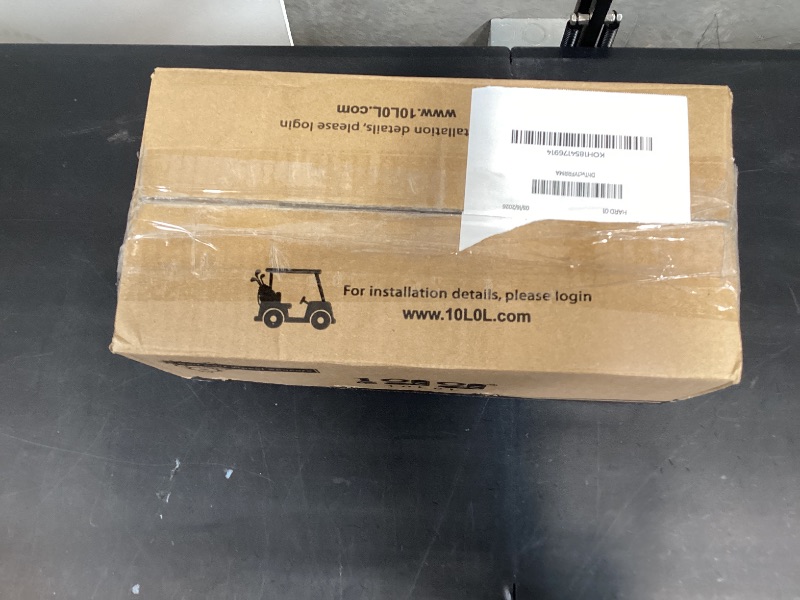 Photo 1 of 10L0L 2 Inch Golf Cart Wheel Spacers Kit with Lug Nuts Fits for Yamaha Club Car EZGO ATV, 4X4(101.6mm) Bolt Pattern, 2.68''(68mm) Hub Bore, 1/2-20 Studs (4 Pack),Black