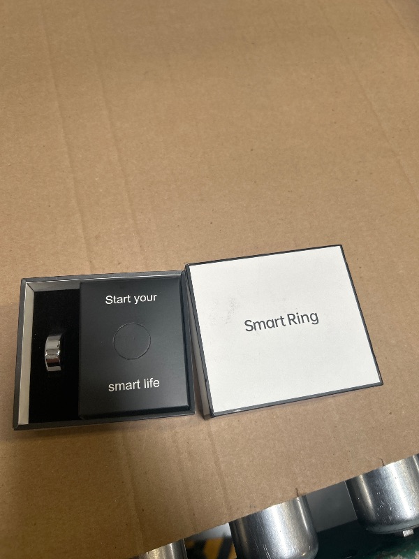 Photo 1 of BIEMHA Smart Ring Health Tracker, Sleep/Exercise Monitoring, iOS/Android Compatible, IP68 Water Resistance, No Subscription Required, 5-Day Battery Life, Suitable for Both Women and Men (Silver, 9)