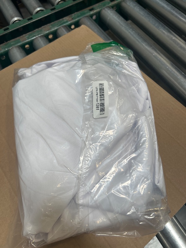 Photo 1 of Simplebrand Ava Pure White Curtains for Bedroom 78 Inch Length 2 Panels Set, Light Filtering Window Treatment, Light Filtering Curtain Drapes, Soft Casual Rod Pocket Privacy Curtains, W40 x L78 Inch