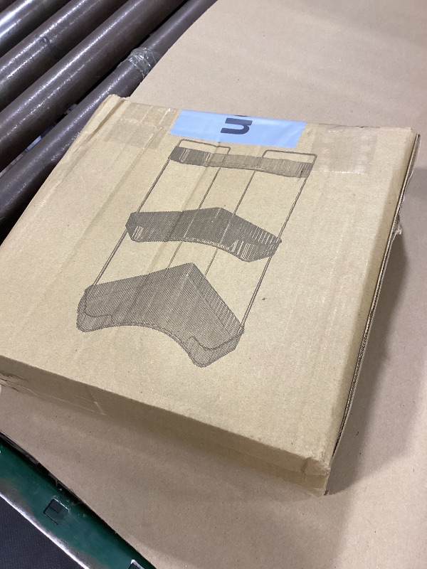 Photo 1 of 2-Tier Corner Bathroom Counter Organizer, Large Makeup Organizer For Vanity, Skincare Perfume Organizers For Women Or Men, Exquisite Corner Shelf For Bathrooms, Kitchens, Or Bedroom, (Clear, 2 Tier)