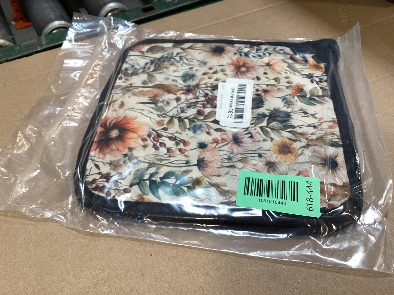 Photo 1 of 2PCS Boho Watercolor Floral Pot Holder with Loop,Heat Resistant Oven Pads,Hot Pat for Kitchen Cooking Baking Food