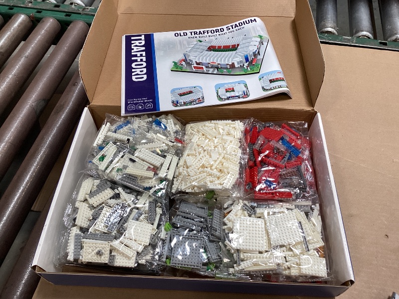 Photo 1 of Geniteen Micro Mini Blocks, Football Stadium Series Model Mini Building Blocks Architecture Model Building kit (Old Trafford)