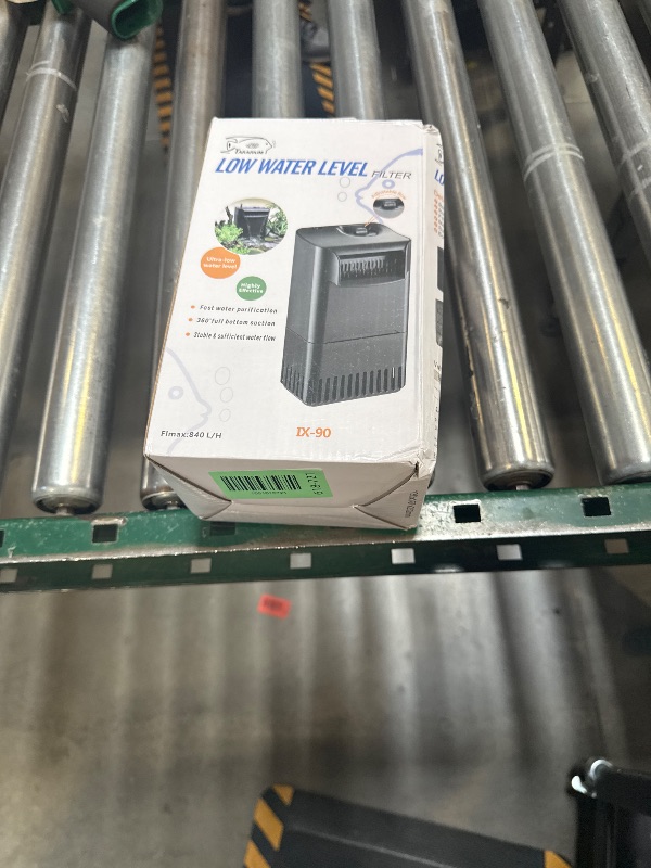 Photo 1 of 222GPH 10W Turtle Tank Filter Aquarium Filter Power Adjustable 10-40 Gal. Small Internal Filter 3-Stage Waterfall Bio-Filtration Quiet Low Water Level for Freshwater Saltwater Fish Tank Easy to Clean