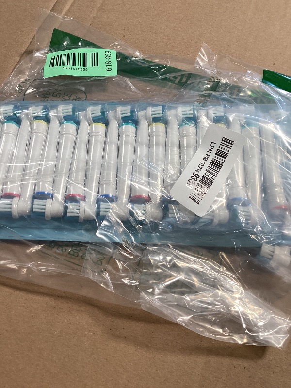 Photo 1 of Replacement Toothbrush Heads Compatible with Oral-B Braun, 20 Pcs Professional Electric Toothbrush Brush Heads for Oral B Replacement Head Refill Pro 500/1000/1500/3000/3757/5000/7000/7500/8000