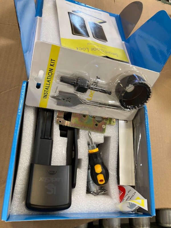 Photo 1 of LOCKSTAR® Smart Door Lock • Keyless Entry Deadbolt Door Lock • Multiple Entry Methods – APP • Fingerprint Touch ID • Keypad Code • Card FOB • Traditional Key • Smart Home Devices