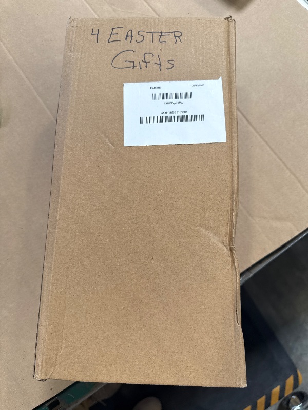 Photo 1 of Easter Candy Dish – 4 Pack Glass Bunny Candy Jars with Ceramic Bunny Ear Lids, 250ml Easter Cookie Jar for Mini Eggs and Easter Table Decor