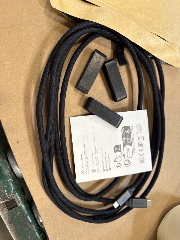 Photo 1 of Silkland 80Gbps USB 4 for Thunderbolt 5 Cable 10FT/3M, up to 120Gbps Bandwidth for Dual 8K, 240W PD 3.1 Charging, Braided USB C Video Cable Compatible Thunderbolt 4, MacBook, iPhone 17, SSD, Dock