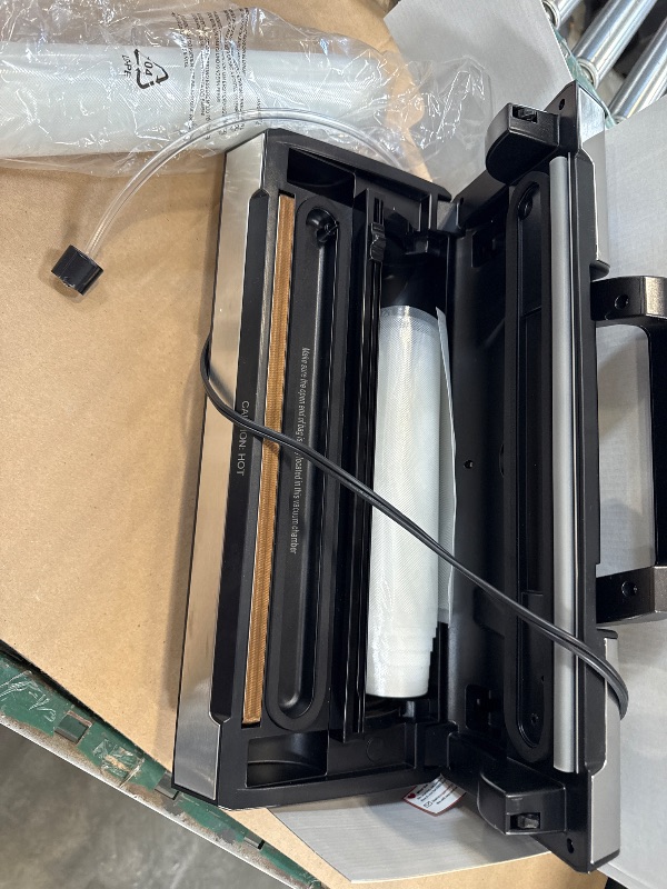 Photo 1 of Potane Precision Vacuum Machine,Pro Food Sealer with Built-in Cutter and Bag Storage(Up to 20 Feet Length), Both Auto&Manual Options,2 Modes,Includes 2 Bag Rolls 11”x16’ and 8”x16’,Compact Design