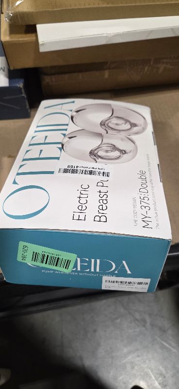 Photo 1 of Hands Free Breast Pump Wearable MY-375 - Strong Suction, Low Noise, Wearable Breastfeeding Pump with 4 Mode &12 Levels, Portable Electric Breast Pump 24mm - 19/21/Insert/Flange, 2 Pack (White)