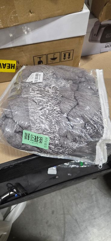 Photo 1 of MYSKY HOME Couch Cover for Dogs, Washable Couch Covers, Non Slip Sofa Cover, Couch Cover 2 Cushion Sofa Dogs Furniture Protector with Tassels, Chenille Sofa Slipcover for Pets, 71"x118", Dark Grey