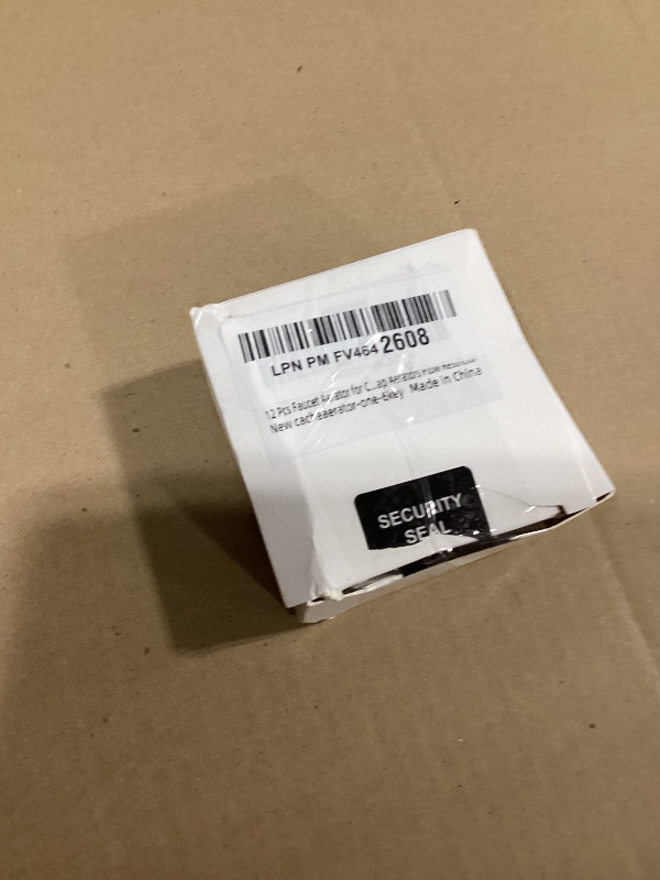 Photo 1 of Hibbent 12 Pcs Faucet Aerator with 6 Pcs Faucet Aerator Key Removal Wrench Tool, Aerators Replacement Inserts for Sink M16.5 18.5 21.5 24 mm Tap Aerators Flow Restrictor