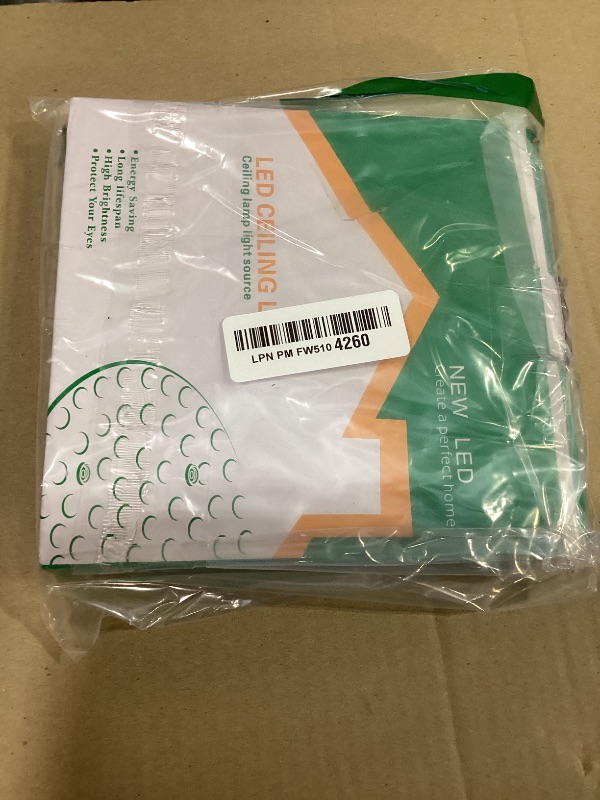 Photo 1 of 36W 5CCT Dimmable LED Ceiling Fan Flush Mount Light Engine Retrofit Kit Replacement, Round LED Panel Circle Fluorescent Bulb, ETL Certified (1 Pack)