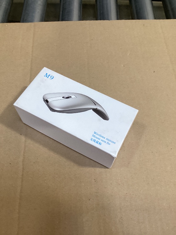 Photo 1 of Bluetooth Arc Travel Mouse - BT & 2.4G Wireless Dual Mode, Rechargeable Slim Rotatable Portable, 3 Adjustable DPI, USB Optical Computer Silent Mouse for Microsoft Laptop PC Tablet - Graphite Black