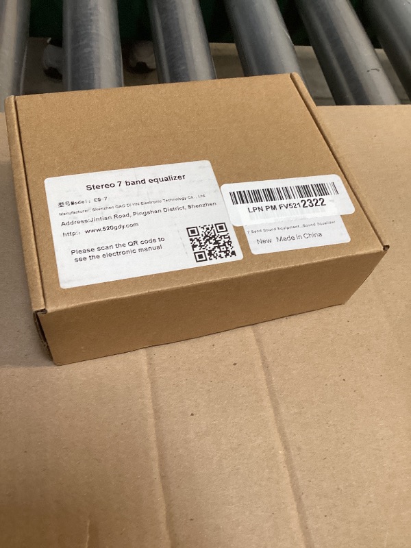 Photo 1 of 7 Band Sound Equalizer 2 Channel Audio Mixer Equalizer Digital Sound Equalizer