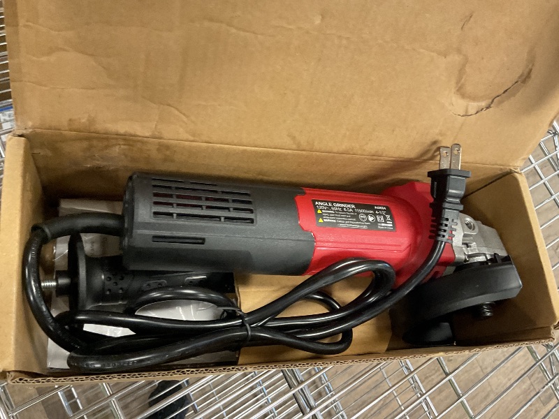 Photo 1 of AVID POWER Angle Grinder 4-1/2 inch Electric Grinder Tools 750W 6.5 Amp Metal Grinder, 11500 RPM, with Grinding and Cutting Wheels, Auxiliary Handle, Wrench for Cutting and Grinding