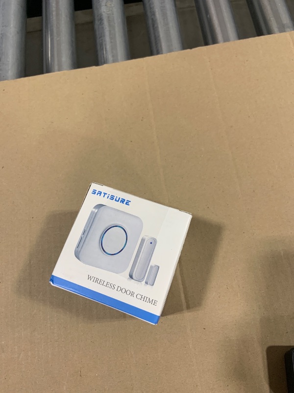 Photo 1 of Door Chime, Satisure Wireless Door Open Contact Sensor Alarm Chime with 600 FT Range 58 Chimes 5 Volume Levels LED Indicators (1 Receivers & 2 Sensors)