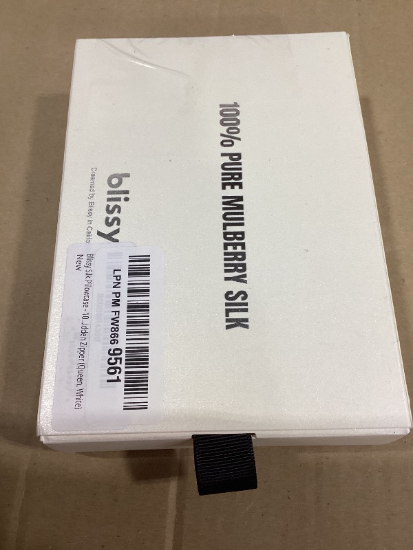 Photo 1 of Bliss Silk Pillowcase Queen Size ,  White