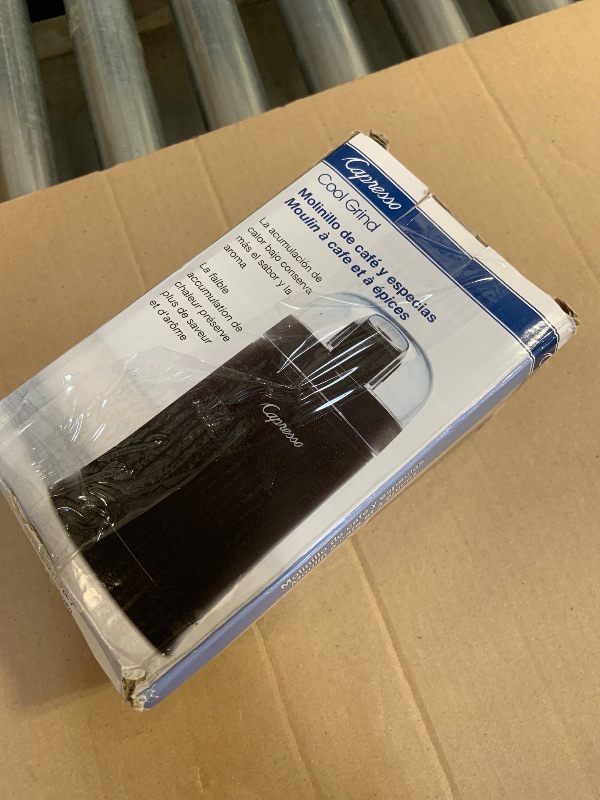 Photo 1 of Capresso Cool Grind Coffee/Spice Grinder, Black