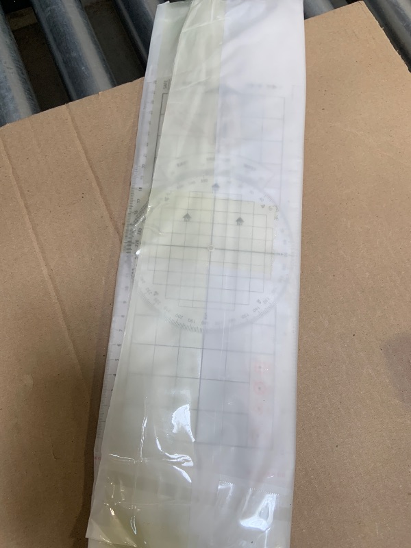 Photo 1 of 3 Pcs Basic Navigation Set, Include 16 Inch Parallel Ruler with Brass Arms Nautical Protractor Navigation Divider with Clear Scales, 6 Inch Marine Fixed Points Divider for Boat