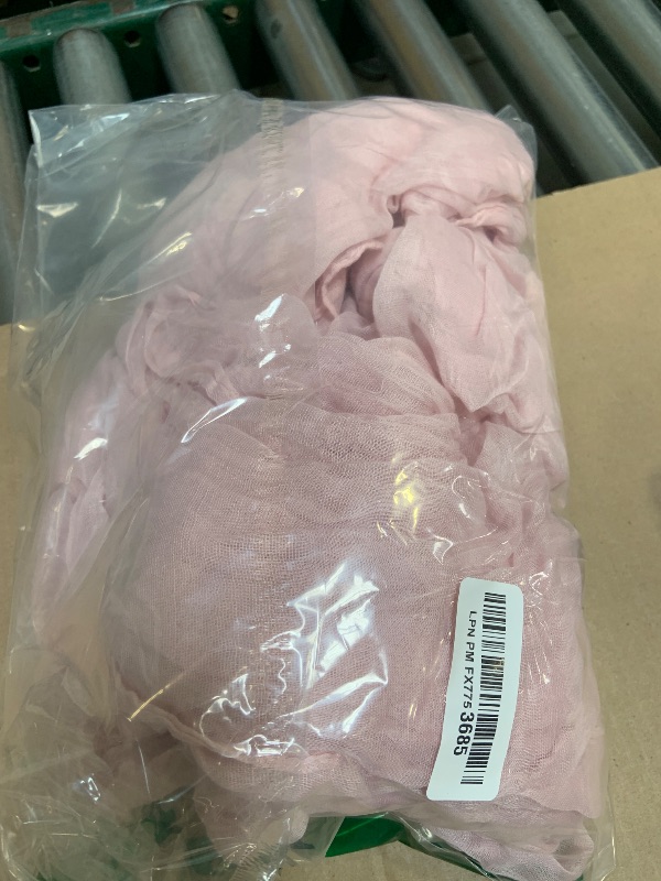 Photo 1 of 2 Pack Pink Cheesecloth Table Runner, 10Ft Boho Gauze Cheese Cloth Table Runners for Wedding, Party, Dinner, Baby Shower, 120 Inches Long Table Runner for Valentine's Day, Easter, Mother's Day Decor