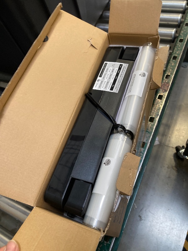 Photo 1 of Bonsenkitchen Vacuum Sealer Machine | Compact Food Sealer for Kitchen Storage & Meal Prep | Multiple Modes?? | External Vacuum System | 5 Bags, Black