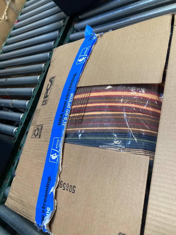 Photo 1 of Chezmoi Collection Avery 3-Piece Multi-Color Striped 100% Washed Cotton Quilt Set King Size