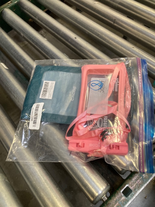 Photo 1 of CACOE [Floatable] Floating Universal Waterproof Phone case 2 Pack-Up to 7.0",Phone Pouch with Adjustable Neck Lanyard,IPX8 Cellphone Dry Bags for Vacation Water Activities?Black+Pink?