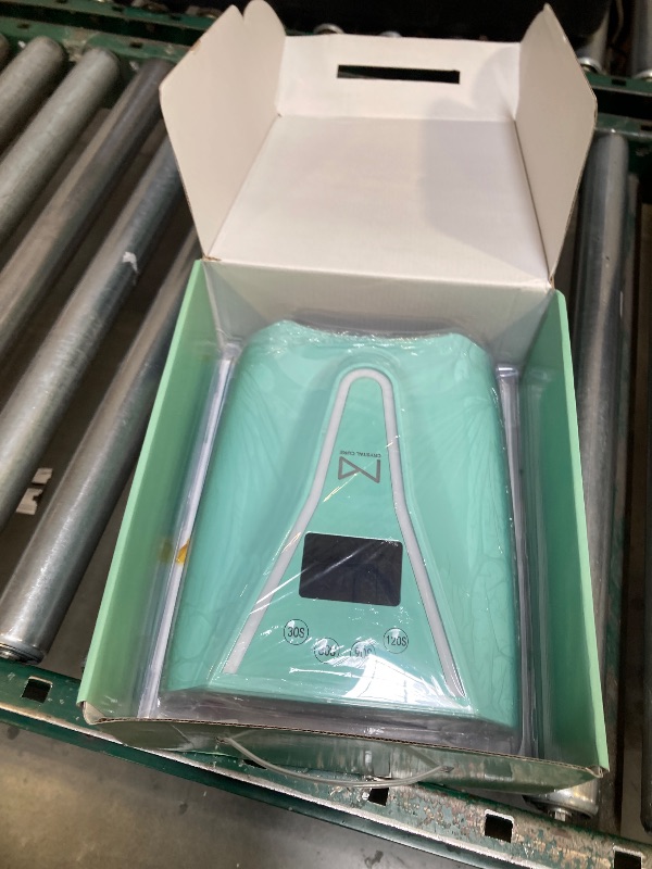 Photo 1 of M - Crystal Cure 128W UV/LED Nail Lamp | Fast Curing with 45 Powerful 365nm+405nm LEDs | Cordless, Rechargeable, Auto Sensor | Professional Gel Nail Dryer for Manicures & Pedicures (Teal)