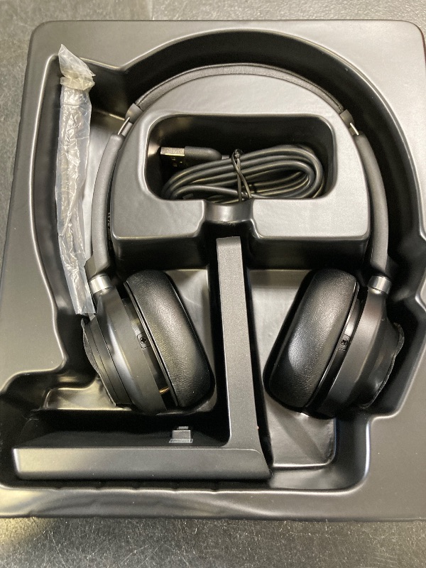 Photo 1 of Rownfusny Wireless Headset with Mic for Work, Bluetooth Headphones with Microphone, Computer Headset with Microphone, Bluetooth 5.7 Headset with Charging Base & USB Dongle for Office/Home/Call Center