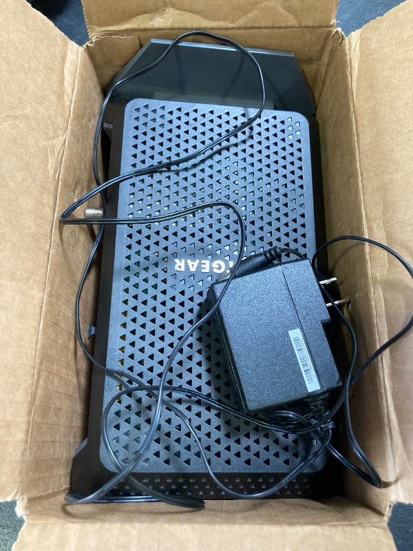 Photo 1 of NETGEAR Nighthawk Cable Modem CM1200 - Compatible with All Cable Providers Including Xfinity by Comcast, Spectrum, Cox | for Plans Up to 2 Gigabits | 4 x 1G Ethernet Ports | DOCSIS 3.1, Black
