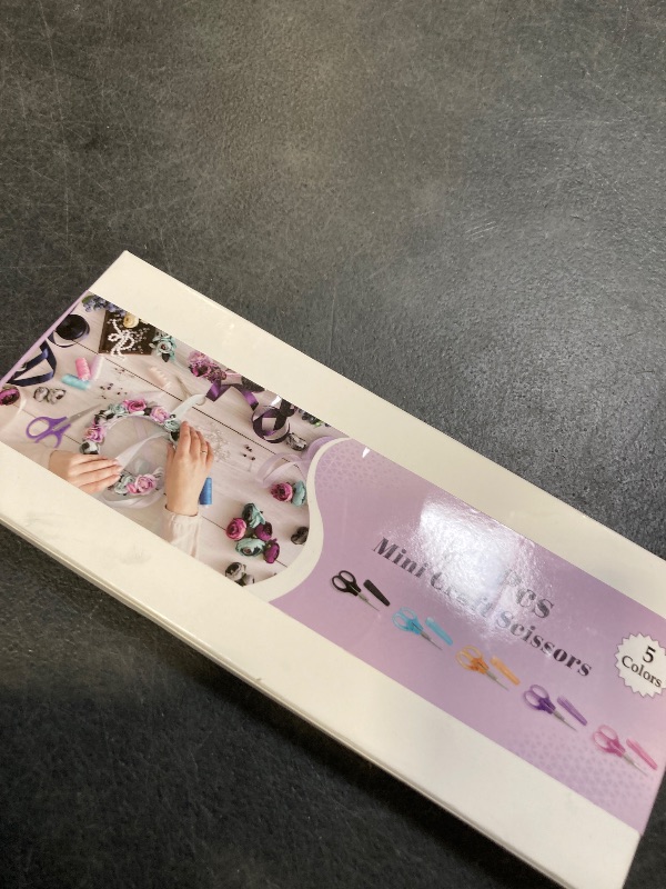 Photo 1 of 10 Pcs Small Scissors All Purpose, Stainless Steel Sharp Mini Detail Craft Scissors with Protective Cover for Embroidery, Paper Cutting, Sewing, Knitting, Crafting, 3.5"