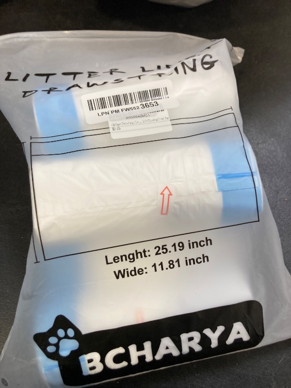 Photo 1 of 120 Count Extra Large Cat Litter Box Liners, Cat Litter Waste Receptacles Bags for Cleanpethome Self Cleaning Litter Box