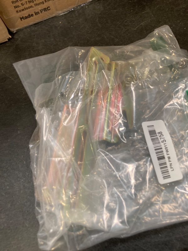 Photo 1 of 2PCS #711 Bolt-On to Bed Frame Conversion Brackets with Hardware Hook Plate,Headboard Hook Set, Hook on Bed Rails, Hook on Bed Frame Brackets