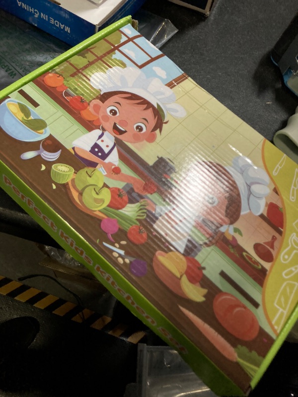 Photo 1 of 46Pcs Kids Knife Set for Real Cooking: Montessori Kitchen Tools for Toddlers, Kitchen Toy for 3 4 5 6 7 8 9 10 Year Old Boys Girls Birthday Gifts