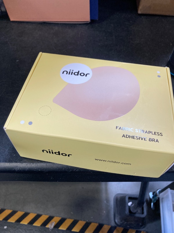 Photo 1 of Niidor Adhesive Bra Strapless & Backless - Push Up Invisible Stick on Bra Black