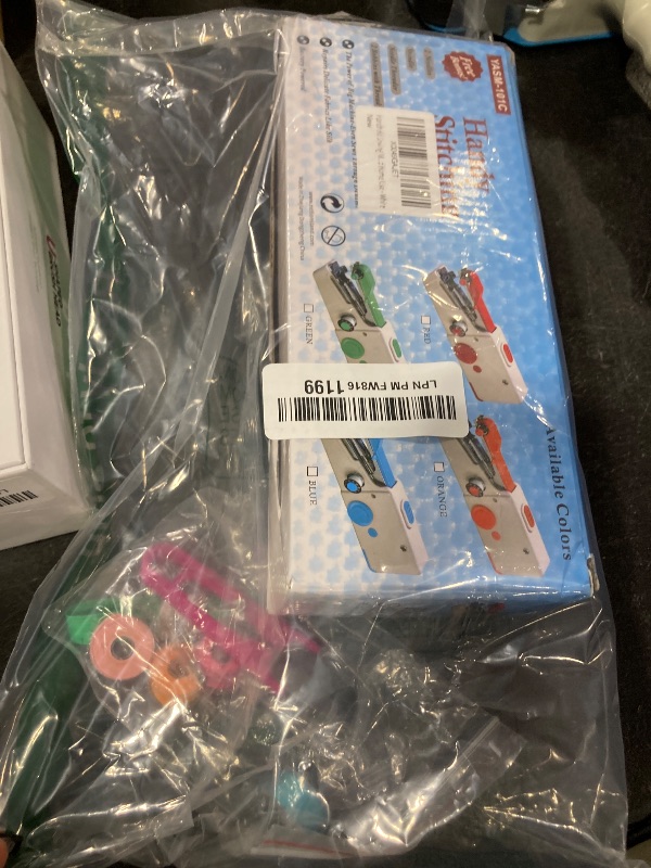 Photo 1 of Handheld Sewing Machine, Portable and Easy-to-Use Mini Sewing Machine, Battery and USB Operated, Ideal for Beginners and Home Use - White