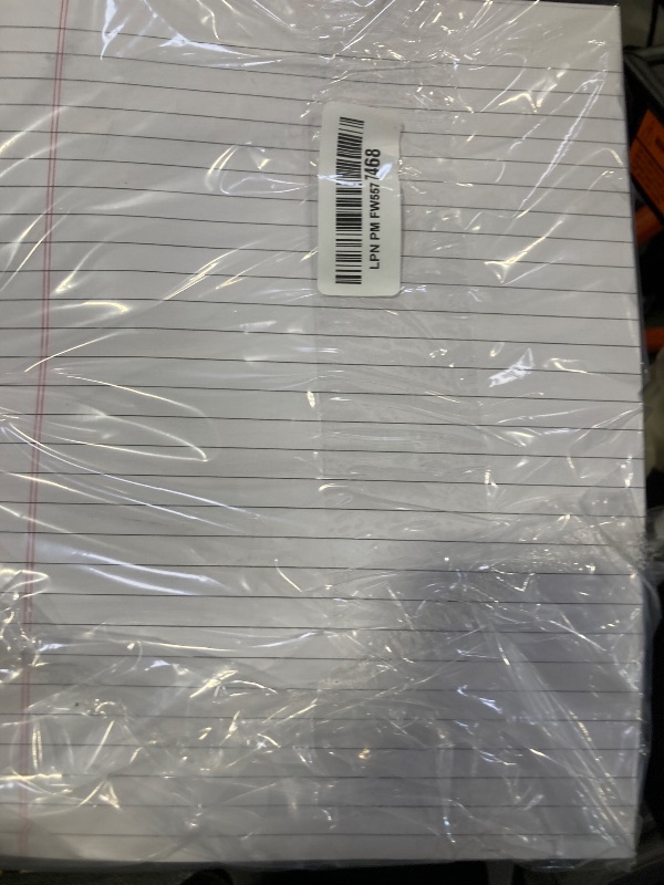 Photo 1 of ZZTX Legal Pads 8.5 x 11 Inch White Writing Notepad, Lined Writing Pads for Work Office School, 50 Sheets Per Pad, A4, 1 Pack