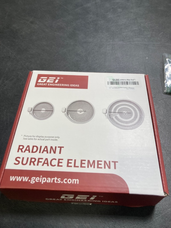 Photo 1 of Upgraded WB30X24111 9in Dual Range Radiant Surface Element Compatible with GE Range radiant element 9in, Glass Cooktop Replacement Dual Radiant Surface Element Replace WB30T10133 AP5989975 4465256