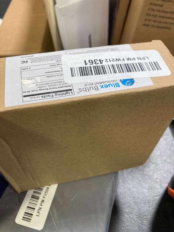 Photo 1 of 3 Pack E12 Filament LED Pink Light Bulbs – E12 Candelabra Bulb 4W 40 Watt Equivalent - Vintage Decorative Lighting Pink LED Bulb Party Decoration, Porch, Halloween Light Bulbs