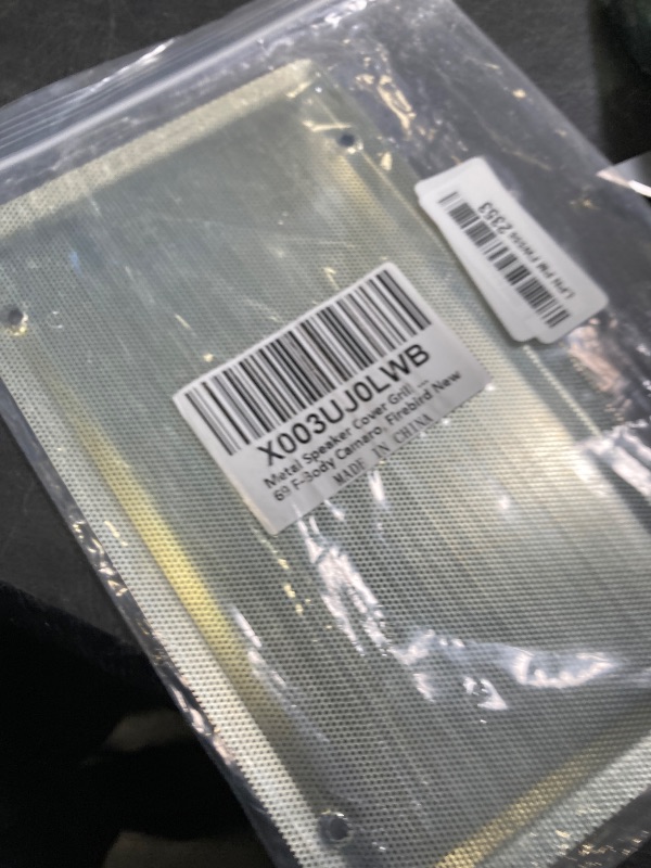 Photo 1 of Metal Speaker Cover Grill - Rear Deck Package Tray 6 x 9 Inch Speaker Grill Grille Cover Compatible With 1964-1977 GM A body, Chevelle,GTO, 442, GS, 1967-1969 F-Body Camaro, Firebird