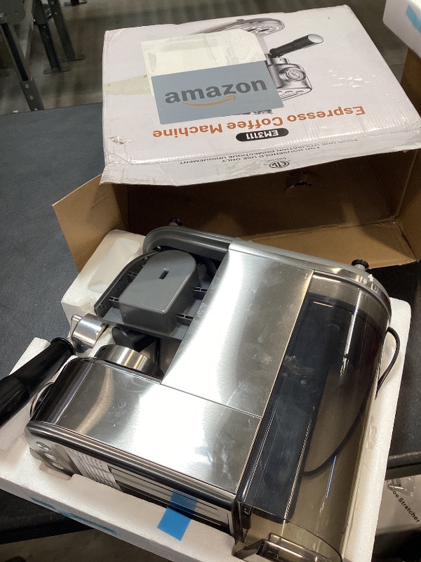 Photo 1 of atatix Espresso Machine with Milk Frother, 20 Bar Pressure Espresso Maker, with 44OZ Removable Tank, Compact Stainless Steel Coffee Machine for Home, Office, Latte, Cappuccino, Gift for Women or Men