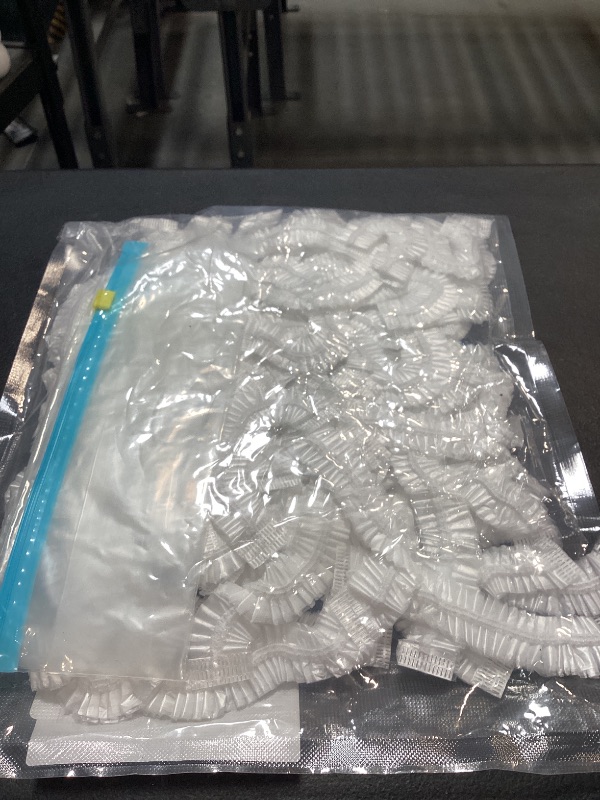 Photo 1 of 100Pcs Bowl Covers for Bread Proofing, Thickend Large Bowl Dish Plate Cover, Sourdough Bread Baking Supplies, Shower Caps, Food Fruit Fresh Keeping Storage Accessories, BPA Free, Food Grade