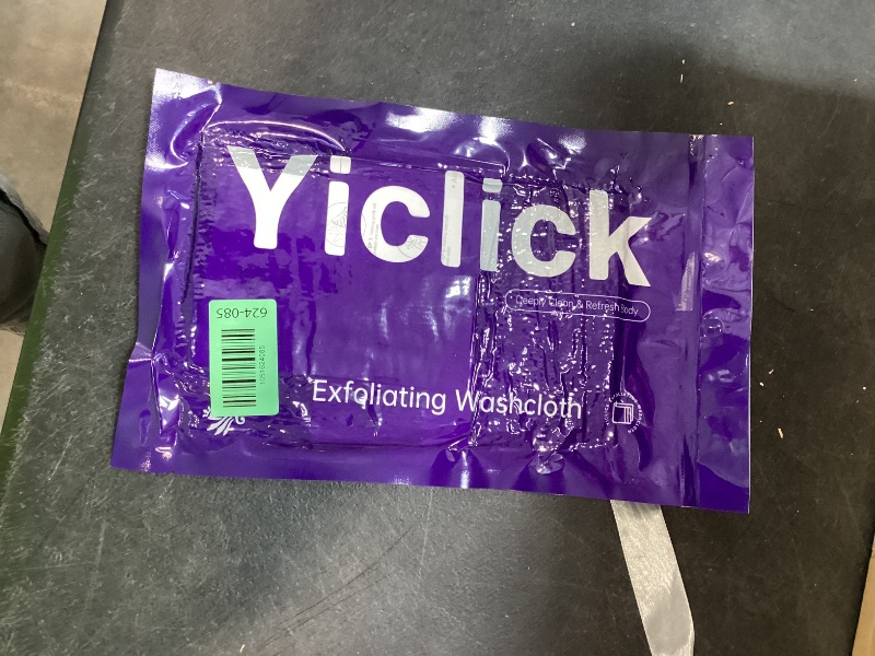 Photo 1 of Yiclick Exfoliating Body Scrubber, Back Scrubber for Shower Bath, Japanese Scrub Wash Cloth, Exfoliating Washcloth Towel for Men Women, Body Exfoliator Loofah Luffa Sponge Net Rag Back Washer (Black)