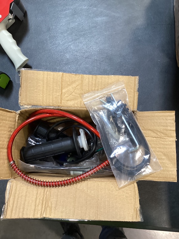 Photo 1 of CILOYU Mini Bike Hydraulic Brake Kit Compatible with Baja DB30 Doodle Bug Blitz Dirt Racer Predator 79cc 97cc 2.5HP Engine Parts with Minibike Throttle Assembly Kit 7/8 Handlebar